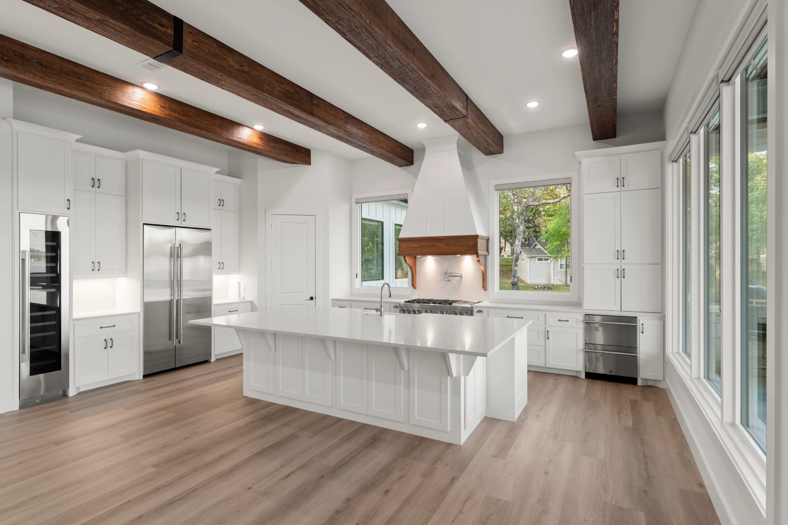 Kitchen spaces by Stansell Custom Homes